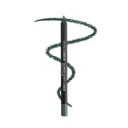 Wunderbrow Super Stay Eyeliner Pencil - Waterproof & Smudge-Proof in Emerald Lustre