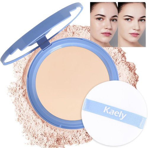 Evpct Oil Control Pressed Face Powder - Translucent Setting Powder for Women | Waterproof, Lightweight, 10 Porcelain