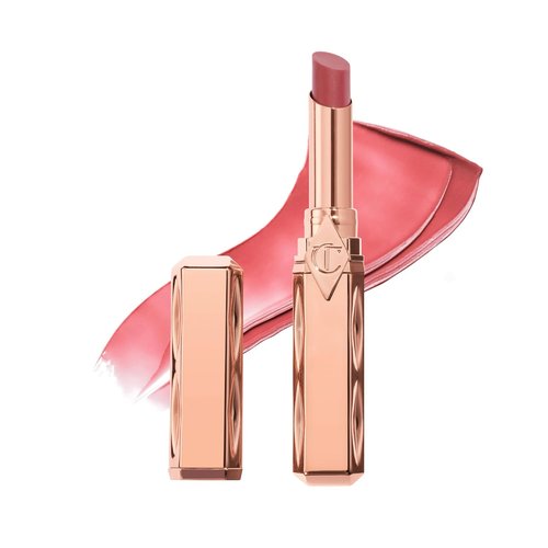 Charlotte Tilbury Pillow Talk Blush Balm | Long-Lasting Sheer Lip Tint for Hydrated, Plumper Lips - Blushed Rose