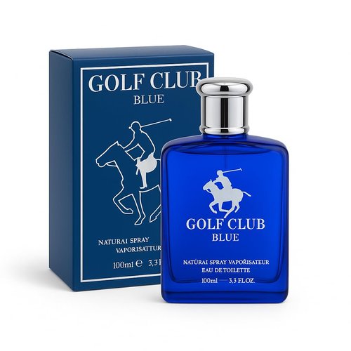 Men's Perfume, Sports Fragrance Eau de Toilette, Blue Glass Bottle, Long-Lasting, Elegant & Luxurious Cologne for Men (100ml)