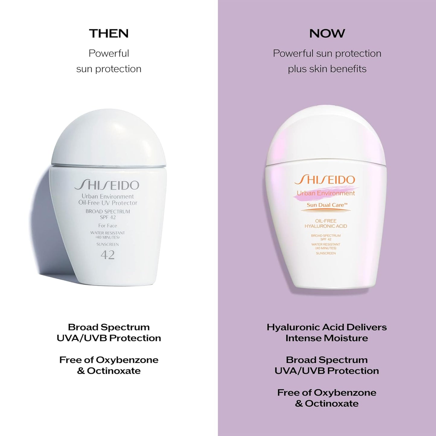 Shiseido Urban Environment Oil-Free Sunscreen SPF 42 | Hydrating, Mattifying Face Primer - Water Resistant