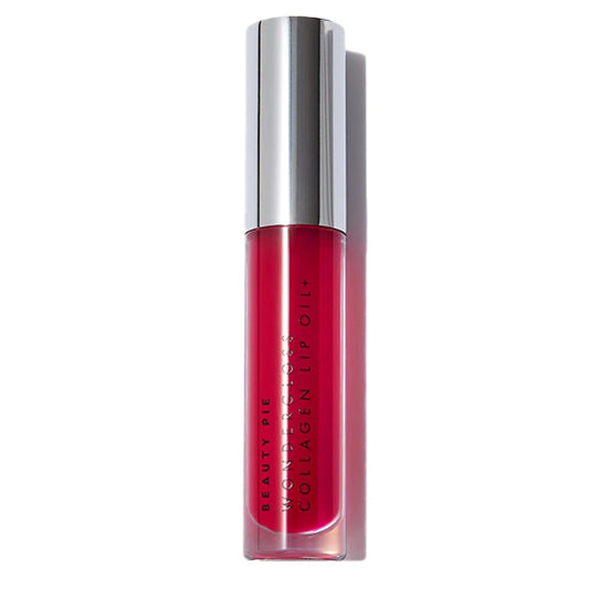 Beauty Pie Wondergloss Collagen Lip Oil - Hydrating & Plumping Non-Sticky Gloss with Cherry & Hibiscus | 0.13 fl oz