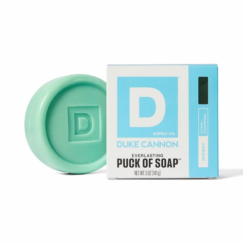 Duke Cannon Supply Co. Bar Soap - Hydrating Men's Rounded Soap with Masculine Scents - 5 oz Disc
