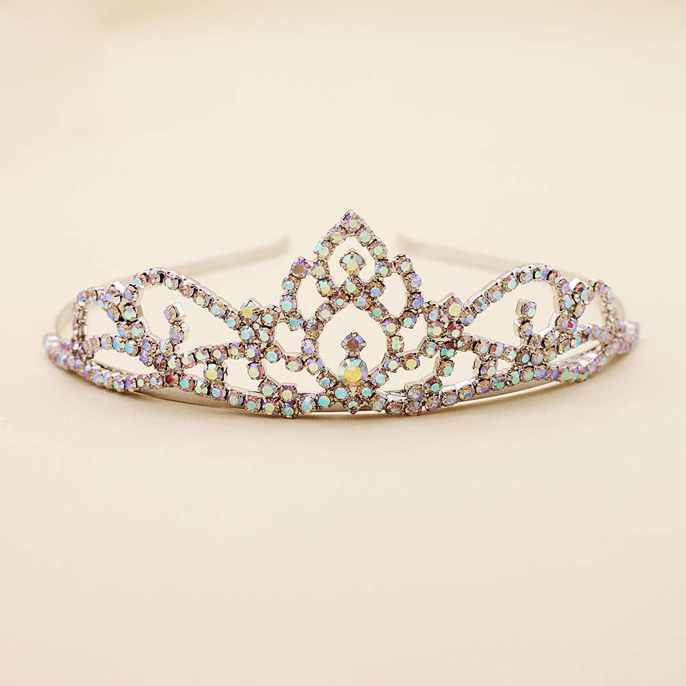 Miallo Pretty Rhinestone Tiara Crown Exquisite Headband Comb Pin Wedding Bridal Birthday headband (TS-J2581)