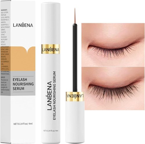 LANBENA Eyelash Growth Serum - Advanced Daily Treatment for Visible Lash Fullness & Length - 4ml