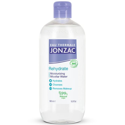 Eau Thermale Jonzac Organic Micellar Water - Hydrating Makeup Remover for Sensitive Skin - 16.9 Fl Oz