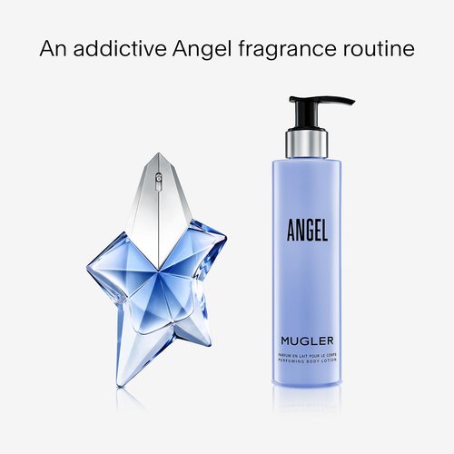 MUGLER Angel Body Lotion - Floral & Woody Women's Moisturizer with Peony, Praline & Wood Accord | 6.7 Fl Oz