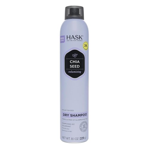 HASK Chia Seed Volumizing Dry Shampoo - Absorbs Oil, Adds Volume & Bounce, 8.1oz, Sulfate-Free