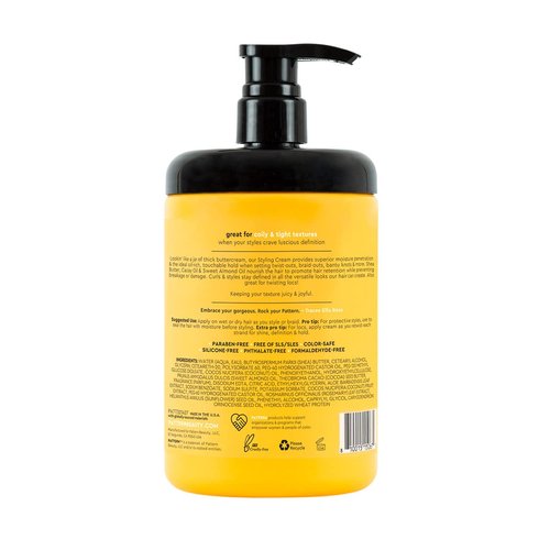 PATTERN Beauty Styling Cream - Define & Hold for Curly Hair 3B-4C | 25 Fl Oz