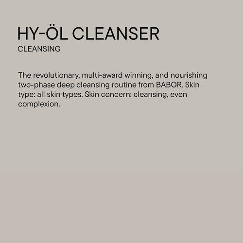 BABOR HY-OL Cleanser - Gentle Facial Oil for Makeup Removal & Impurity Elimination | 6.7 oz