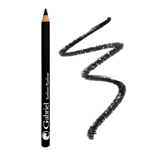 Gabriel Cosmetics Classic Eyeliner - Black Natural Eye Liner | Paraben-Free, Vegan & Long-Lasting, 0.04 Oz