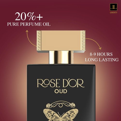 Liberty Rose Oud Anniversary Edition 3.4 Oz/100ml | Unisex Long Lasting Oud Fragrance | Perfume for Men and Women | Woody Floral Oriental Fragrance with Oudh