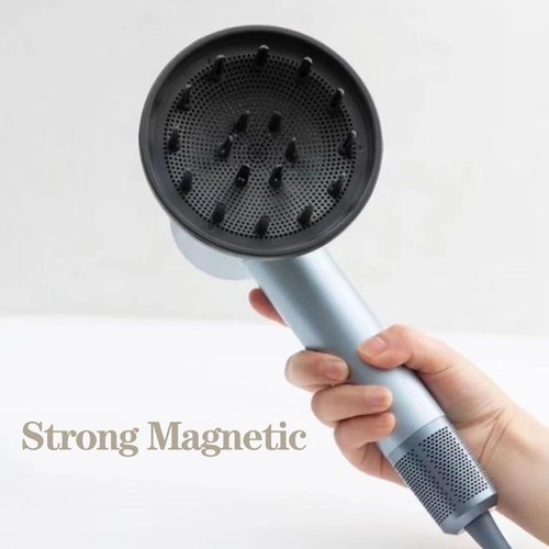 Laifen 360° Rotating Diffuser Attachment - Hair Smoothing Tool for Swift & SE Hair Dryers | White