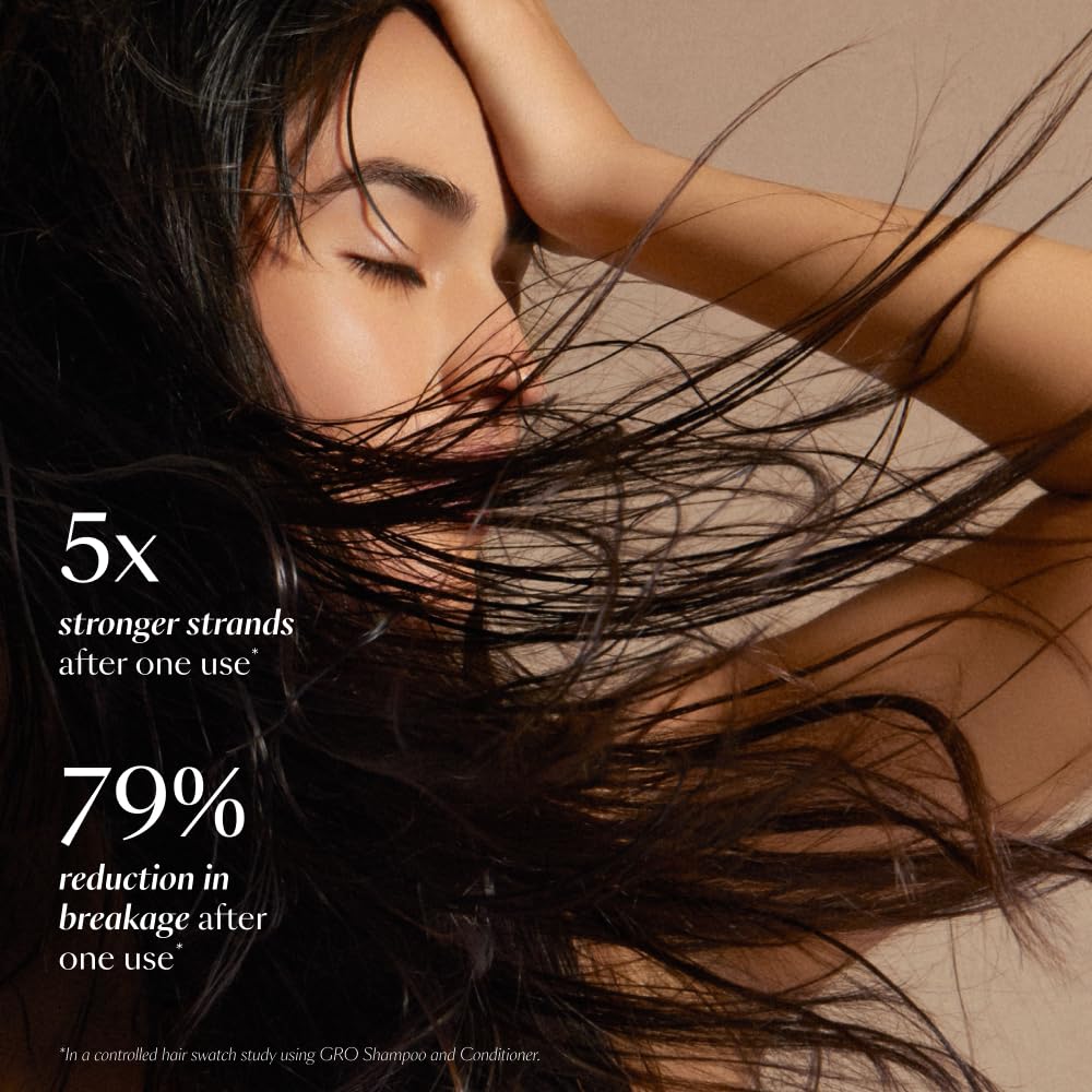 VEGAMOUR GRO Revitalizing Shampoo - Thicker, Fuller Hair Formula with Vegan Keratin | Sulfate-Free, Natural Citrus Scent