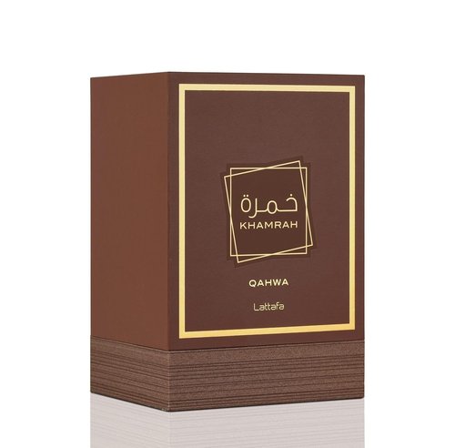 Lattafa Khamrah Qahwa Eau de Parfum - Long-Lasting Vanilla & Cinnamon Fragrance | 3.40 Ounce (100 ml)