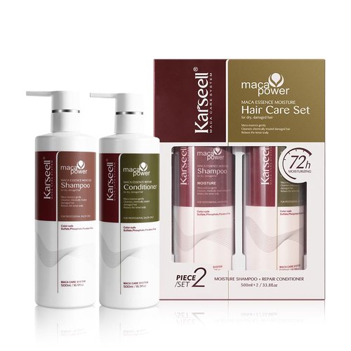 Karseell Collagen Hair Treatment Set - Repairing Shampoo & Conditioner for All Hair Types | 16.9 fl oz Each