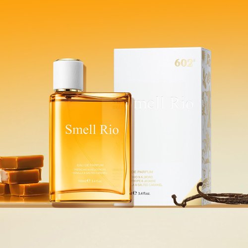 Smell Rio 602 Perfume for Women, Sunshine Pistachio Eau de Parfum 3.4 fl.oz | Warm Vanilla & Salted Caramel Scent | Long-Lasting Summer Fragrance Gift