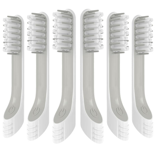 Toothbrush Replacement Heads for Quip Electric Toothbrush, SAREAL 6 Pack Replacement Heads Refill and fit Adult Quip Replacement Heads