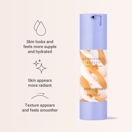 Meaningful Beauty Crème De Serum - Hydrating Melon Extract Nighttime Moisturizer 1.7 oz