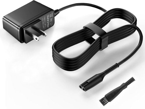 Braun 12V Charger - 5.9Ft Charging Cord for Series 9/7/5/3/1 Electric Shavers & Razors