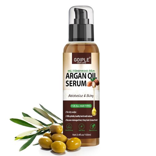 **Argan Oil | Protein Hair Serum - Nourishing & Moisturizing Formula for Frizz Control & Shine**