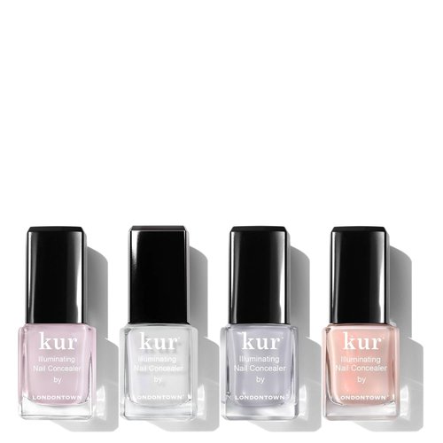 LONDONTOWN Kur Illuminating Nail Concealer - Vegan, Long-Lasting Sheer Nail Polish for Brightening Care