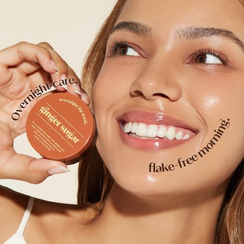ETUDE Ginger Sugar Overnight Lip Mask 23g - Nourishing Korean Lip Sleeping Mask for Smooth, Hydrated Lips