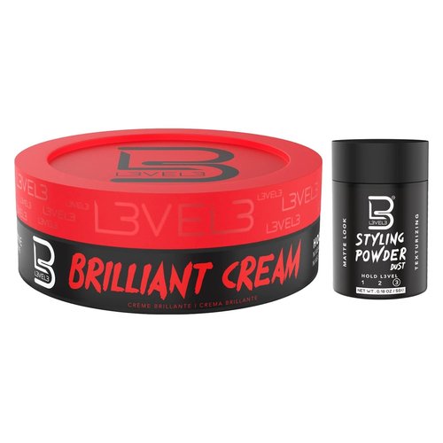 Level 3 Brilliant Cream - Hydrating Hair Texture & Shine Enhancer - Natural Styling Solution