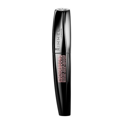 Rimmel Wonder'Bond Mascara - Volumizing Bonding Serum with Biotin | 001 Black, Smudge Proof, 0.39oz