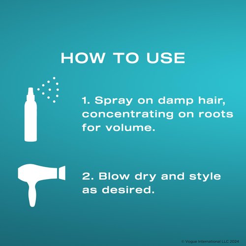 OGX Niacinamide + Volumizing Spray, Volumizing Hair Spray for an Instant Root Lift & 2X More Volume*, Light Hold Blowout for Fine, Flat Hair, Paraben-Free Styling, 7.9 fl. oz