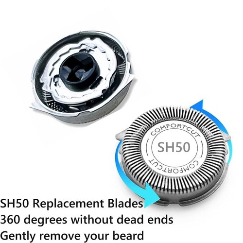 Philips Norelco SH50 Replacement Heads - Compatible Razor Blades for 5000 Series | 6-Pack