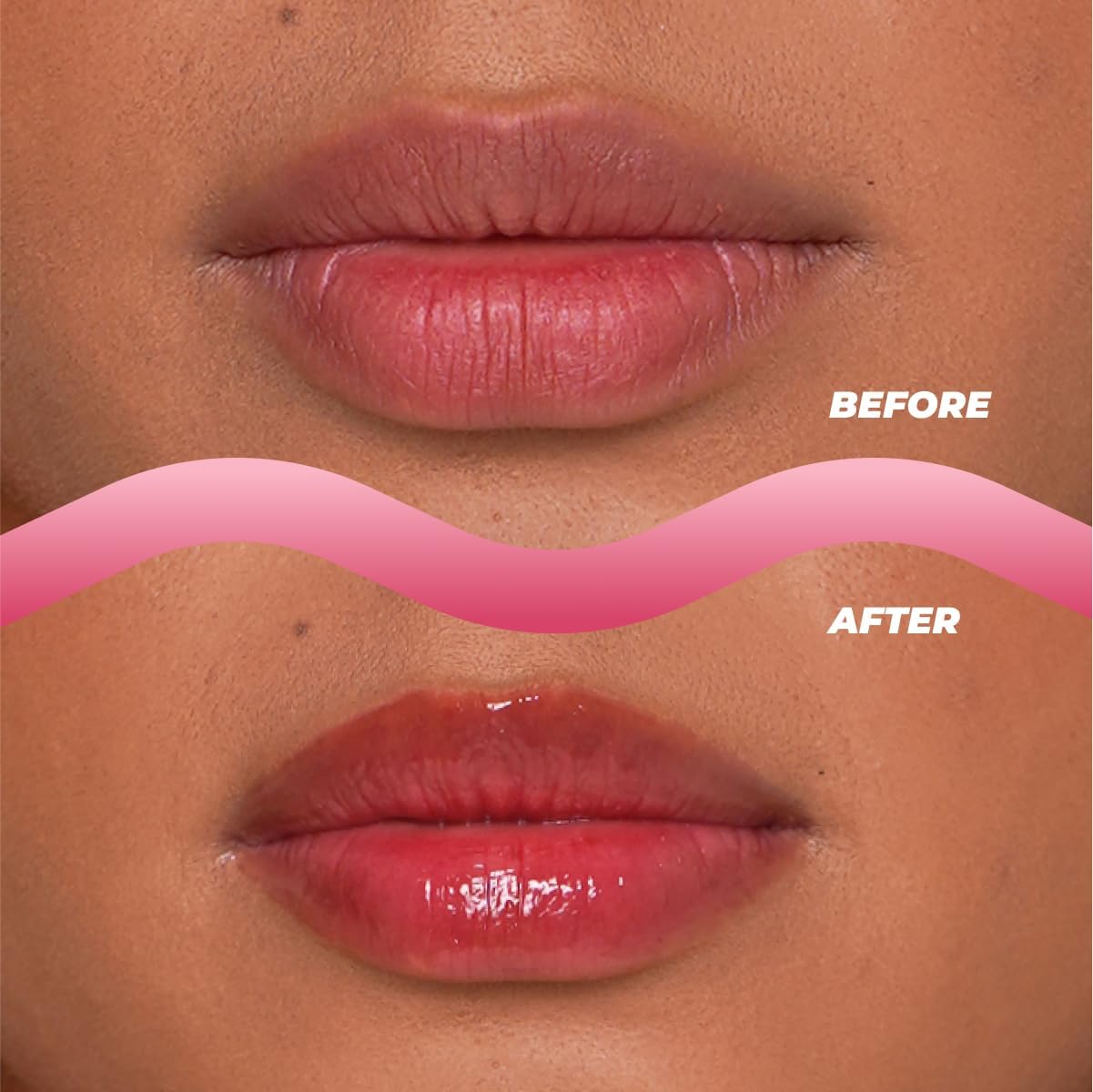 Vitamasques Lip Butter Balm - Hydrating Strawberry Lip Treatment with Peptides - 0.33 fl. oz.