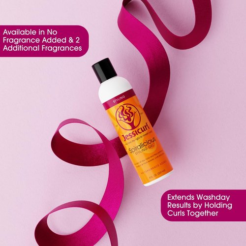 Jessicurl Spiralicious Gel - Island Fantasy, 8 Fl Oz | Curl Defining & Frizz Control for All Hair Types