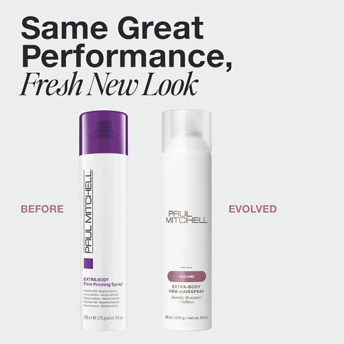 Paul Mitchell Extra-Body Firm Hairspray - Extreme Hold & Maximum Volume for Fine Hair, 9.5 oz