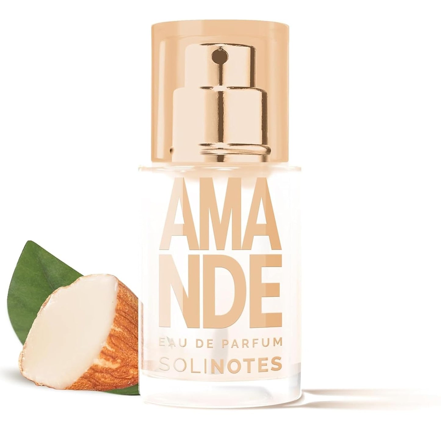 SOLINOTES Almond Perfume for Women - Delicate Floral Eau De Parfum | Vegan & Made in France - 0.5 fl. oz