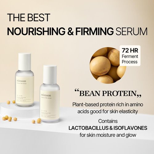 Mixsoon Soybean Milk Serum - Hydrating Face Milk Moisturizer for Smooth, Firm Skin | 50ml / 1.69 fl. oz.