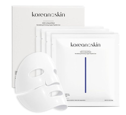 GHK-Cu | Copper Peptide Hydrogel Face Mask - Anti-Aging Collagen Booster for Skin Repair & Firming