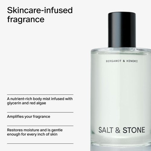Salt & Stone Body Mist + Hand Cream Bundle | Bergamot & Hinoki