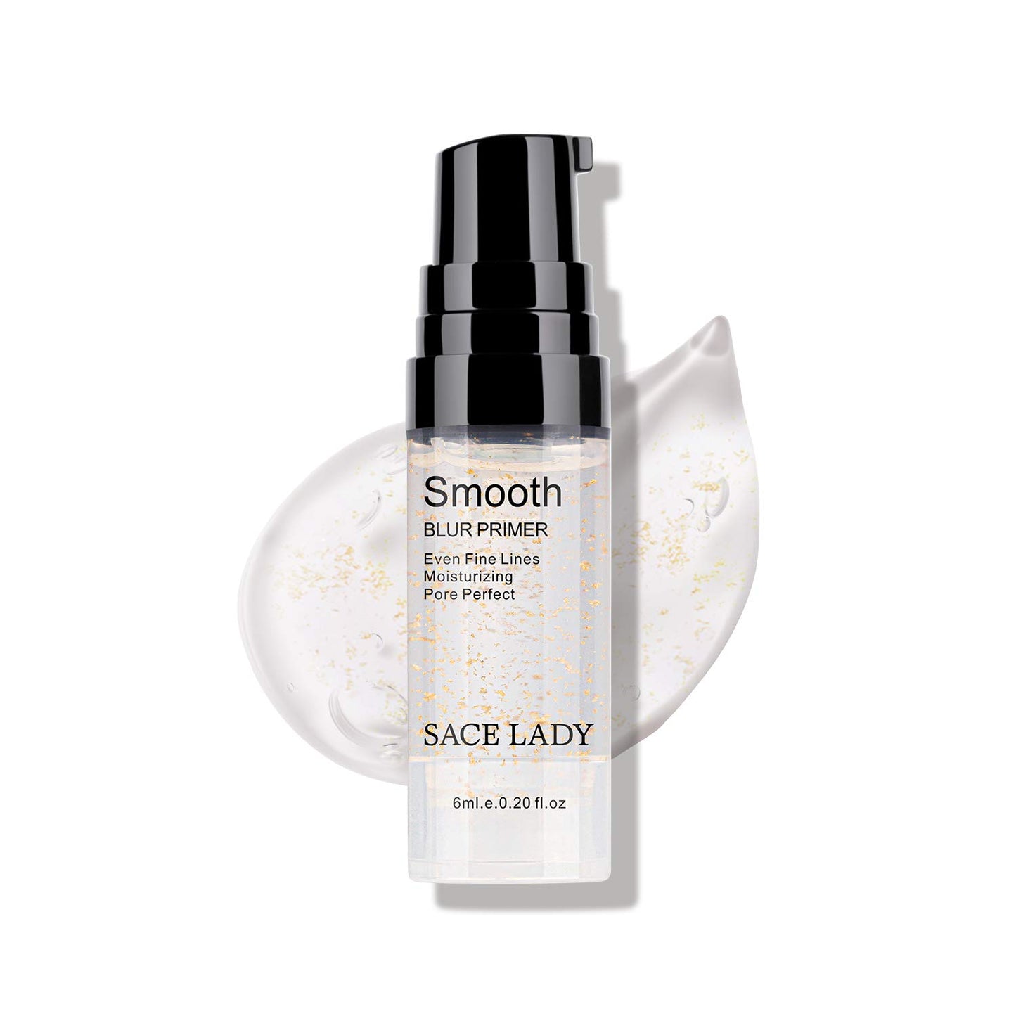 Waterproof Full Coverage Concealer With Primer Sponge Set, Smooth Matte Flawless Creamy Liquid Foundation Corrector Makeup Kit for Face Eye Dark Circles Spot Acne Scar Cover (0.2Fl, Light Natural)