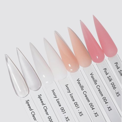 MakarttPro Acrylic Powder Set - 4 Cool Tone Colors | 0.5oz Cover Powders for Nail Extension & Sculpting
