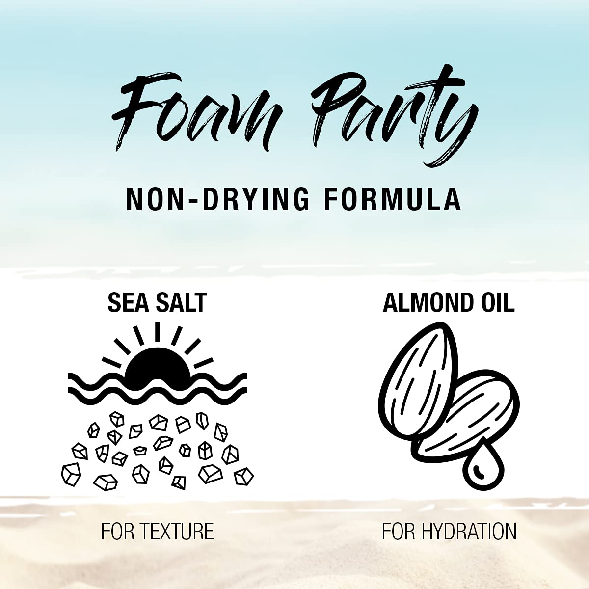 SexyHair Texture Foam - Party Lite Texturizing Foam for Volume & Hold, 5.2 Oz