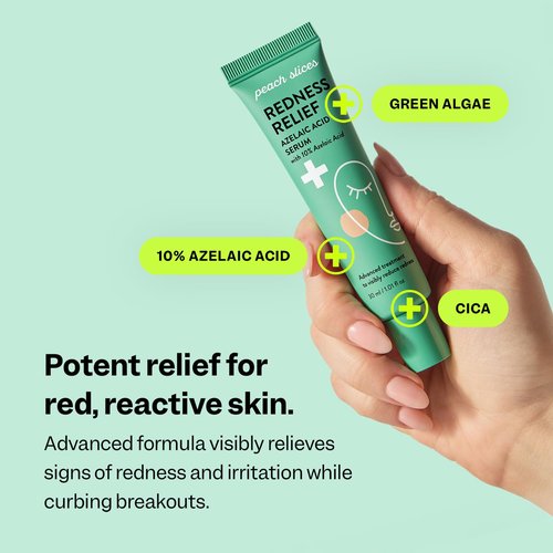 Peach Slices - Redness Relief Serum with 10% Azelaic Acid | Advanced Vegan Skincare (1.01 oz)