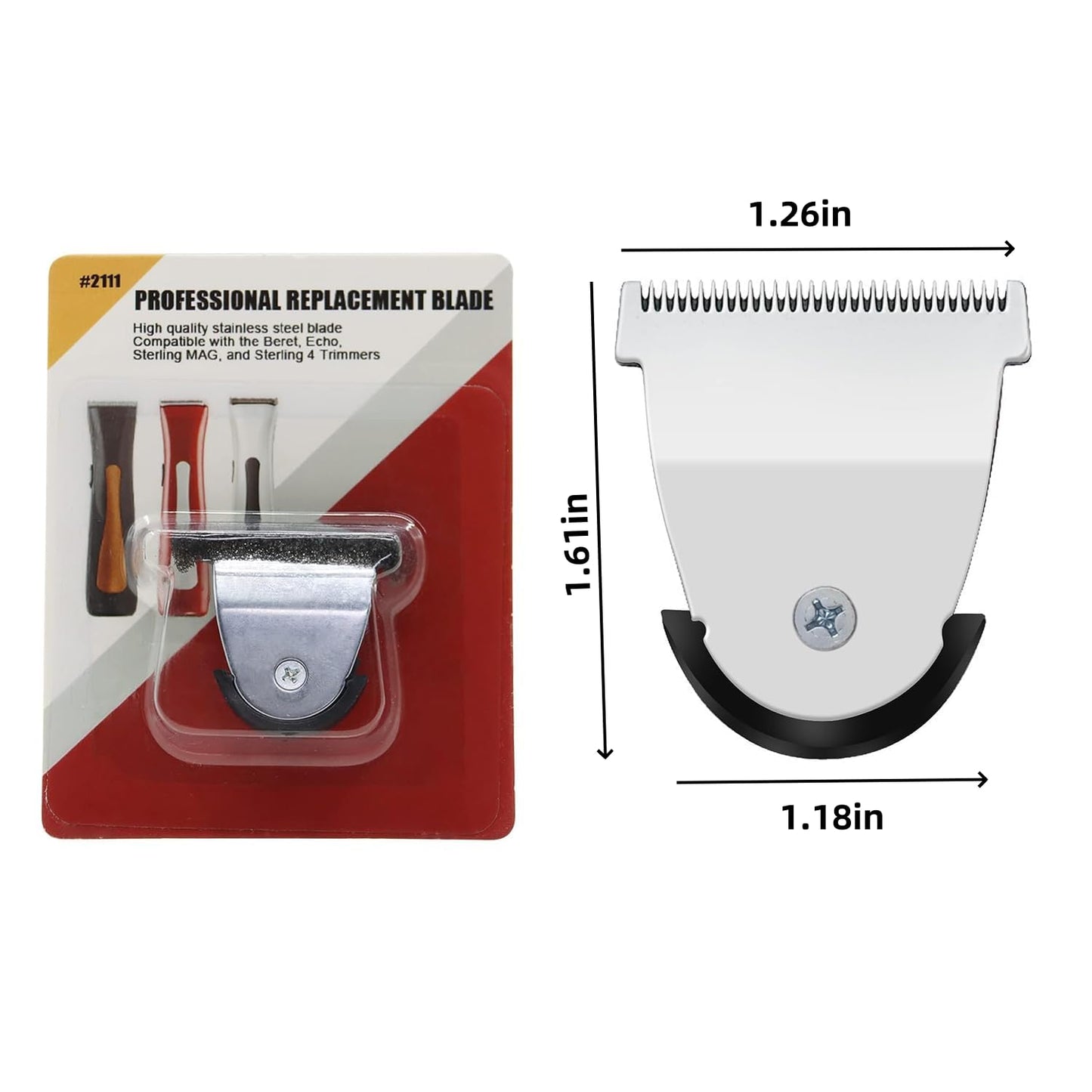 Wahl Mag Timmer Replacement Blades - 2111 Blades for Mag Trimmers & Beret Trimmers | 1 Pack