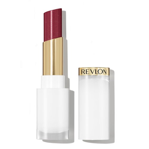 REVLON Super Lustrous Glass Shine Balm, Hydrating Tinted Lip Balm with Hyaluronic Acid, Aloe & Rose Quartz, 001 Sparkling Quartz, 0.11 oz