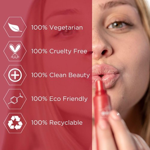 Hey Honey Skincare Bésame Mucho Lip Balm - Intensive Hydration for Dry Lips | Natural Shea Butter & Propolis | 0.5 oz
