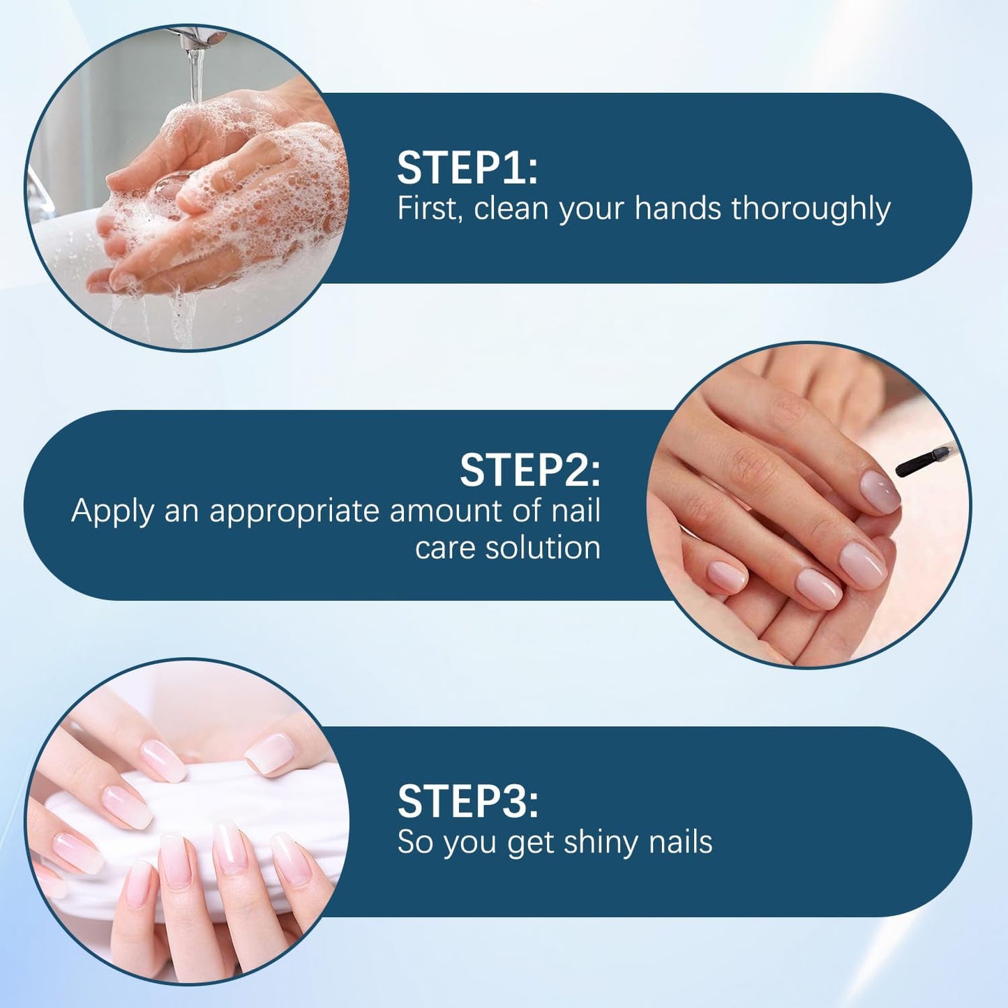 3 Days Nail Care - Strengthening and Hydration, for Dry, Weak & Fragile Nails, 16ml/0.56oz (2pcs)