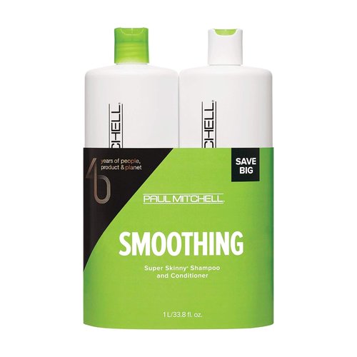 Paul Mitchell Super Skinny Duo Set - Smooth & Soften Hair | 33.8 Fl Oz Bottles