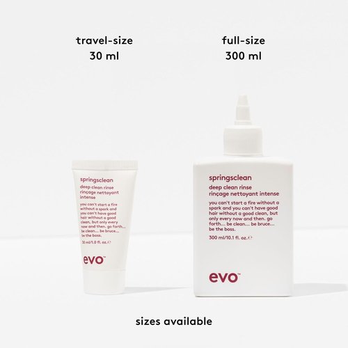 EVO Springsclean Shampoo - Deep Cleansing & Moisturizing for Shiny, Soft Curly & Wavy Hair