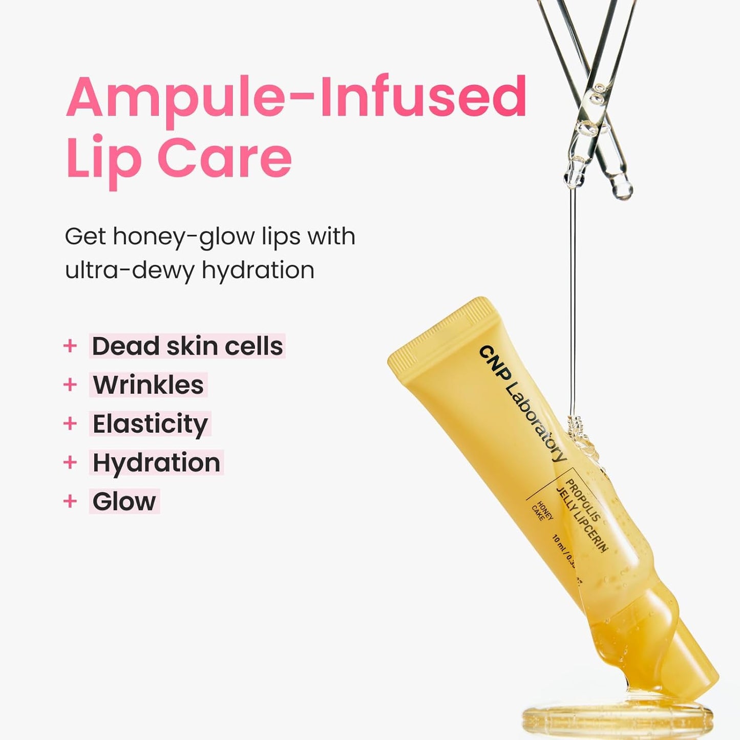 CNP Propolis Jelly Lipcerin™ - Hydrating Lip Balm & Gloss with Manuka Honey | 0.3 fl. oz. Honey Cake