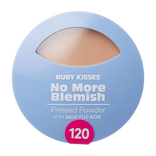 Ruby Kisses No More Blemish Face Powder - Salicylic Acid for Matte Finish | Full Coverage in Classic Ivory